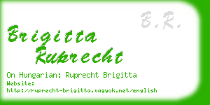 brigitta ruprecht business card